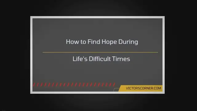 'Video thumbnail for Trials and Tribulations: How to Find Hope in Life’s Difficult Times'