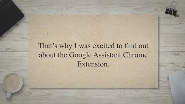 'Video thumbnail for Google Assistant Chrome Extension'