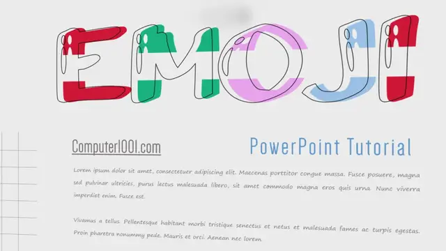 'Video thumbnail for Overlay Outline Text Art PowerPoint Tutorial'