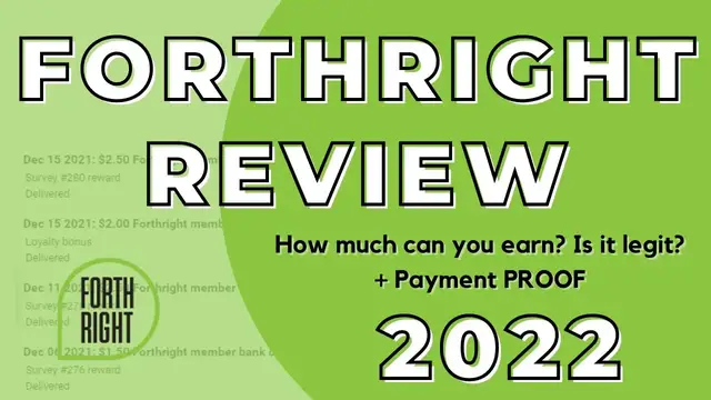 'Video thumbnail for Forthright Surveys Review [2022] - How much can you earn?'
