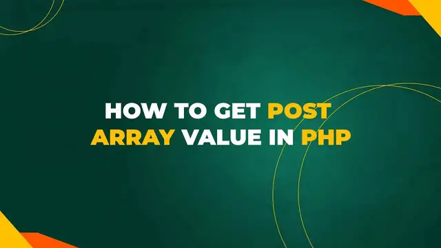 'Video thumbnail for How to get POST array value in PHP'