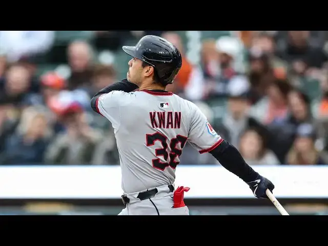 'Video thumbnail for Steven Kwan's First 5 Home Runs of 2025! | Cleveland Guardians'