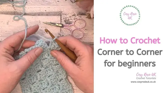 'Video thumbnail for Beginners Corner to Corner Crochet Tutorial - C2C for beginners'