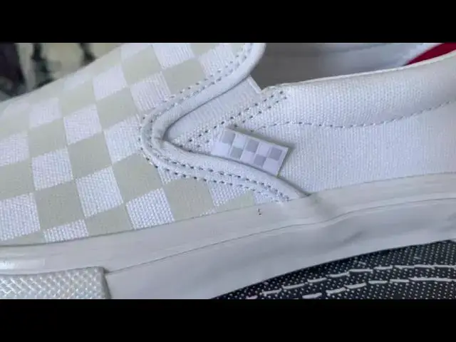 'Video thumbnail for Quick Look At The Vans Slip On Checkerboard Reflective & Buy It Now'
