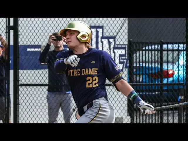 'Video thumbnail for Parker Brzustewicz 2025 College Baseball Highlights! | Notre Dame Fighting Irish'