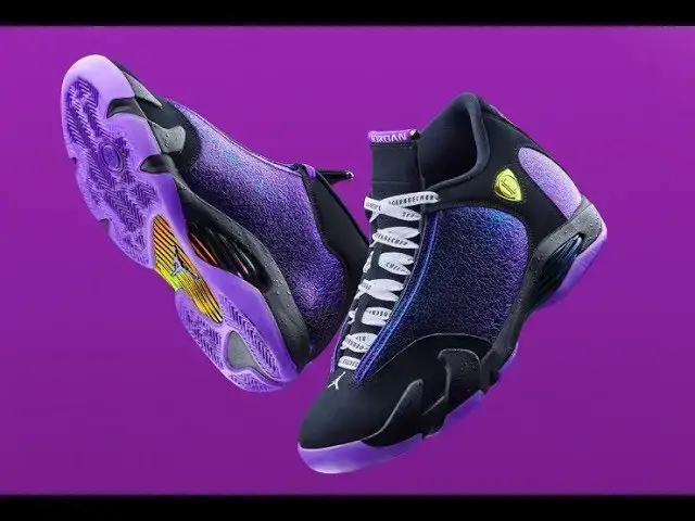 'Video thumbnail for Air Jordan 14 DB Doernbecher CV2469-001 How Many Pairs Possibly Made'