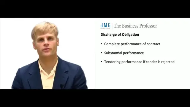 'Video thumbnail for Discharge from Contract'