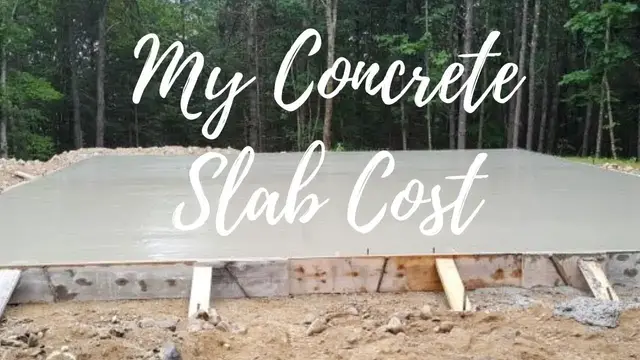 'Video thumbnail for How much does a concrete slab cost?'