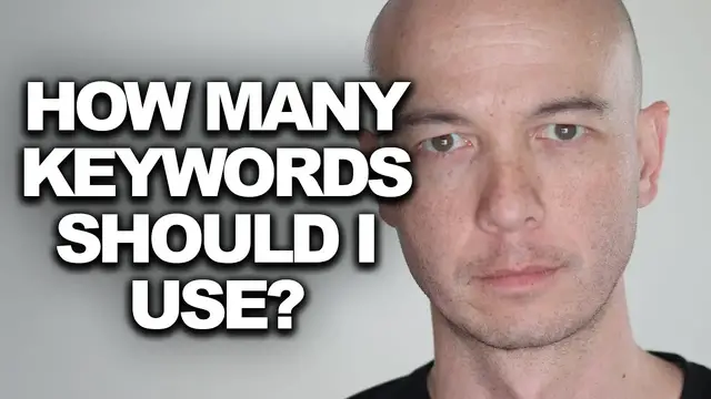 'Video thumbnail for How Many Keywords Should I Use? (for 2 main types of content)'
