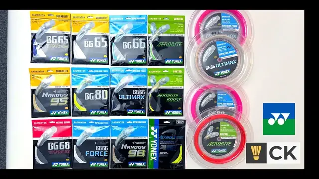'Video thumbnail for Which Yonex Badminton String is BEST for you?'