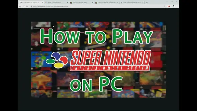 'Video thumbnail for How To Play Super Nintendo Games On Any PC'