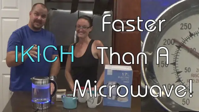 'Video thumbnail for Review IKICH Electric Glass Kettle... Boil Water Fast!'