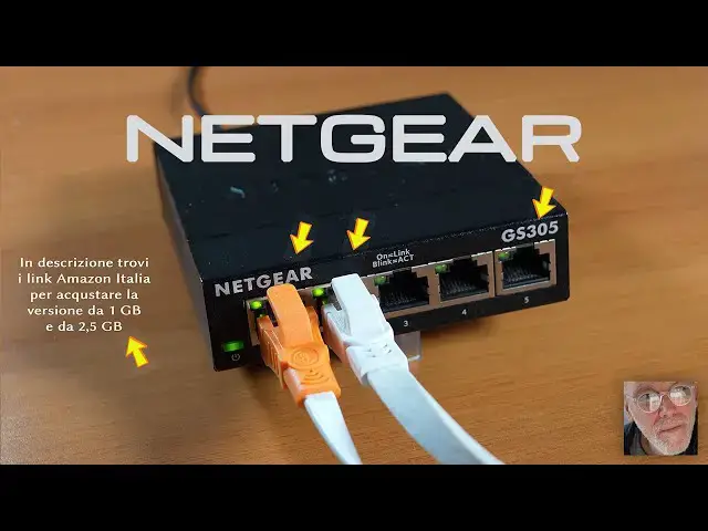 'Video thumbnail for Test di velocità fibra con e senza switch Netgear GS305 e cavo LAN Nixto'