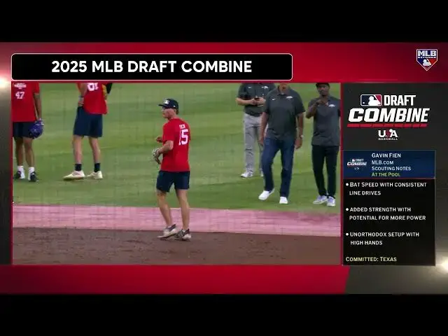 'Video thumbnail for Gavin Fien Talks About Pressure, Walk-Up Song and More at 2025 MLB Draft Combine!'
