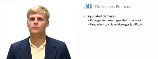 'Video thumbnail for Breach, Damages, and Remedies in Contract'