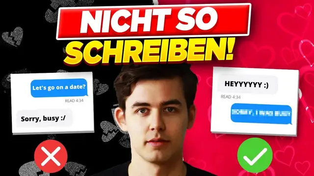 'Video thumbnail for Wie man mit JUNGS AUF KEINEN FALL schreiben sollte! - NO GO's beim Chatten!'