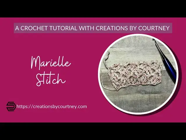 'Video thumbnail for Marielle Crochet Stitch Tutorial'