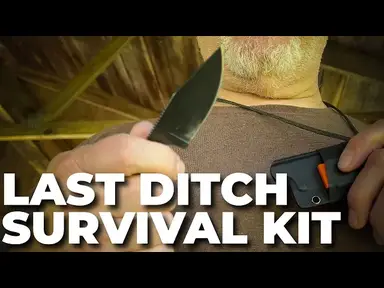 'Video thumbnail for NECK KNIFE SURVIVAL KIT | Last Ditch Option!'