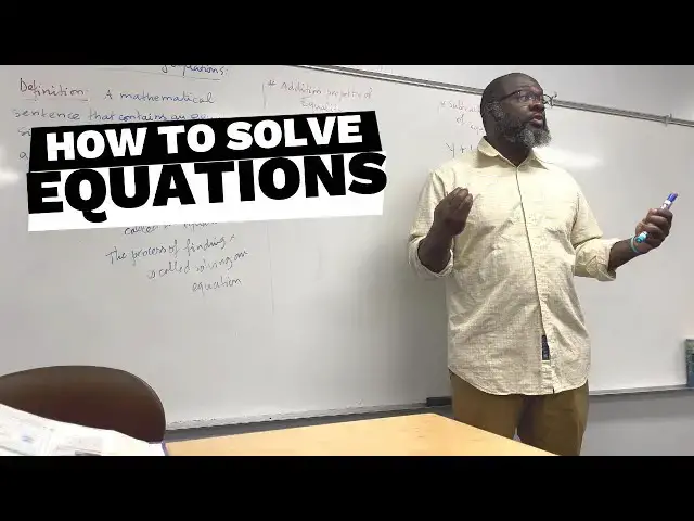 'Video thumbnail for How To Solve Equations By Adding Or Subtracting'