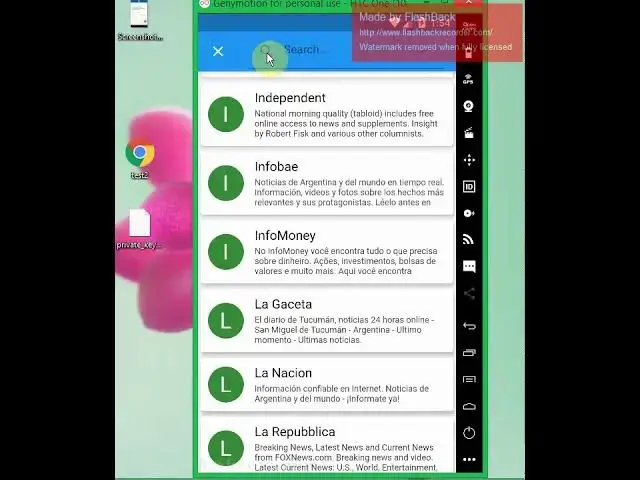 'Video thumbnail for News Application - Toolbar search'