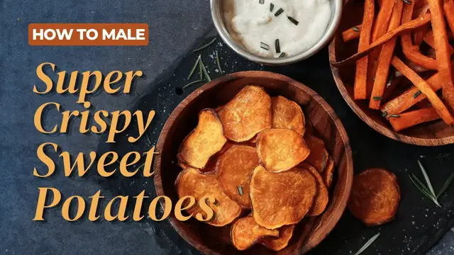 'Video thumbnail for Unveiling the Secret to Crispy Air Fryer Sweet Potatoes (Easy)'