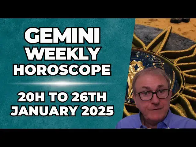 'Video thumbnail for Gemini Weekly Horoscope 20th - 26th January 2025 + Astrology insights'