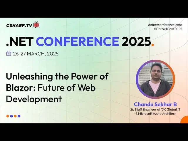 'Video thumbnail for Unleashing the power of Blazor: Future of web development'