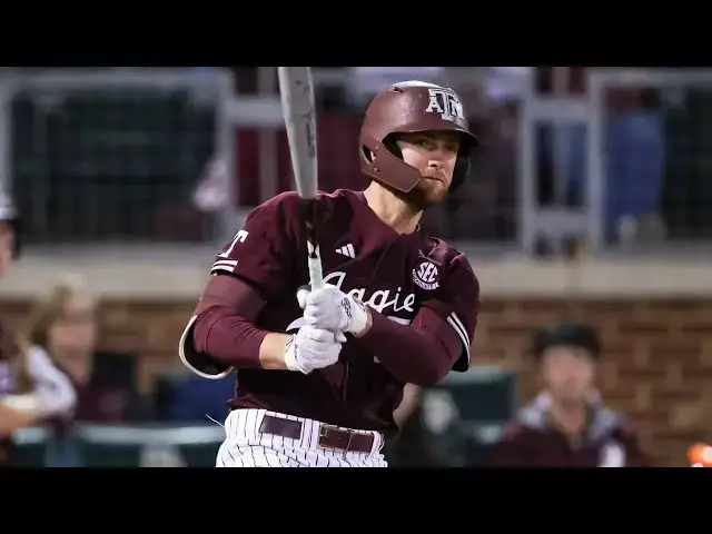 'Video thumbnail for Hayden Schott 2025 College Baseball Highlights! | Texas A&M Aggies'