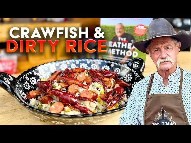 'Video thumbnail for Crawfish & Dirty Rice | Cowboy Cajun Cooking!'