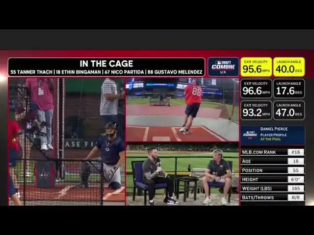'Video thumbnail for Gustavo Melendez Takes Batting Practice at 2025 MLB Draft Combine!'