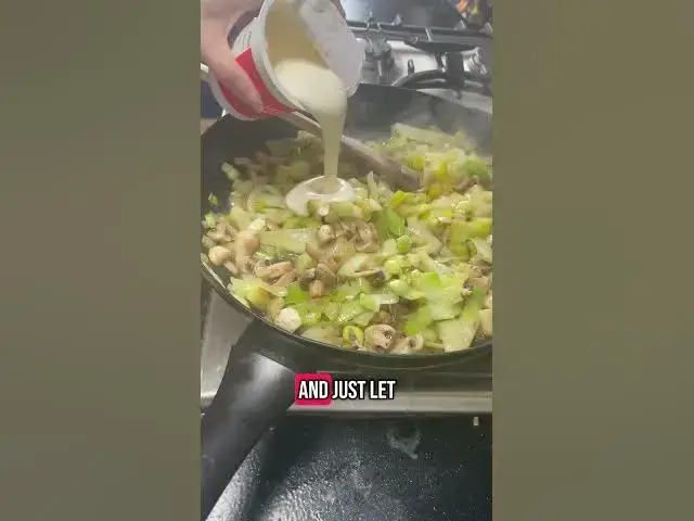 'Video thumbnail for Fennel, leek and mushroom pasta #pastarecipe'
