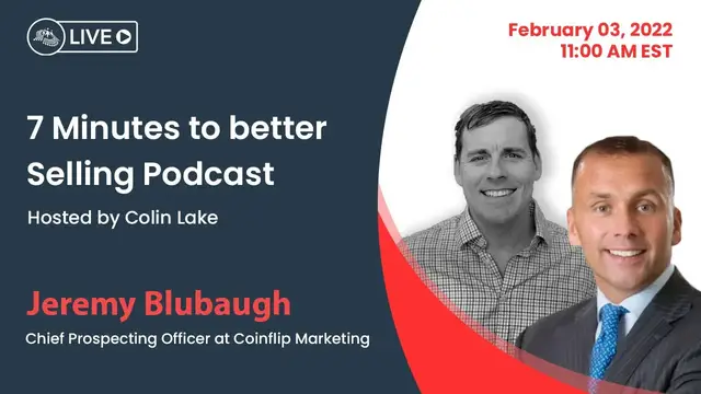 'Video thumbnail for 7 Minutes to better Selling Podcast Ep. 15'
