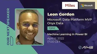 'Video thumbnail for Machine Learning in Power BI'