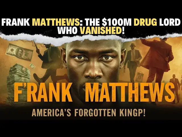 'Video thumbnail for Frank Matthews: The $100M Drug Lord Who Vanished!'