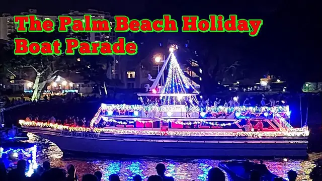 'Video thumbnail for The Palm Beach Holiday Boat Parade (2023)'