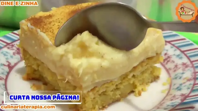 'Video thumbnail for Bolo Curau de Milho Cremoso'