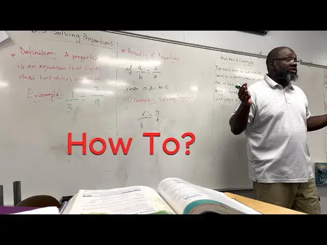'Video thumbnail for How To Solve Proportions'