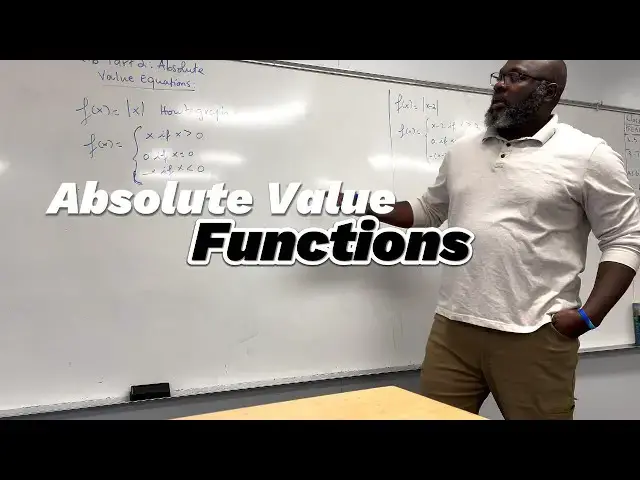 'Video thumbnail for How To write And Graph Absolute Value Functions'