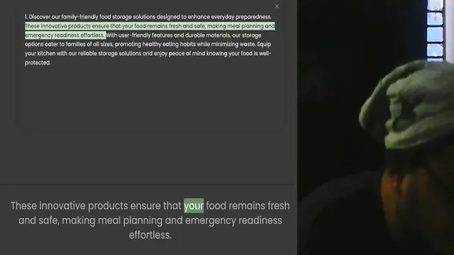 'Video thumbnail for 1. Discover our family-friendly food storage solutions designed to enhance everyday preparedness. These innovative products ensure that your food remains fresh and safe, making meal planning and emergency readiness effortless. With user-f'
