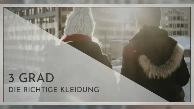 'Video thumbnail for Was anziehen bei 3 Grad? [Tabelle] – Übersicht für Damen, Herren & Kind'