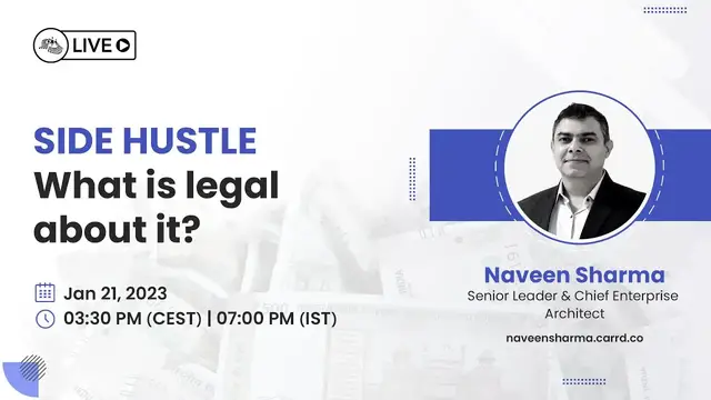 'Video thumbnail for Side Hustle What is Illegal About It? - Ep. 2 Financial Literacy by Naveen Sharma'