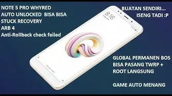 'Video thumbnail for Redmi Note 5 pro unlocked instan buatan sendiri ,, building by me no need flashing no need downgride'