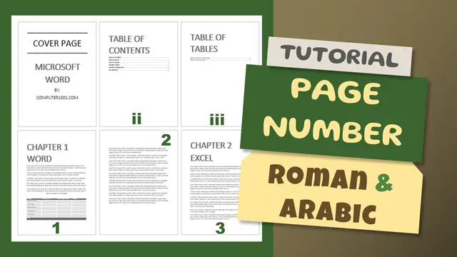 'Video thumbnail for How to Insert Roman Numerals & Page Numbers in Word ( Thesis / Dissertation / Book)'