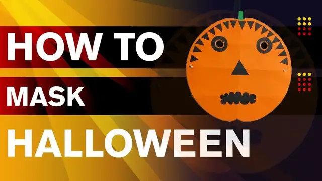 'Video thumbnail for DIY Halloween Masks Making at Home | How to Make a Halloween Mask | Halloween Craft Ideas 2021'