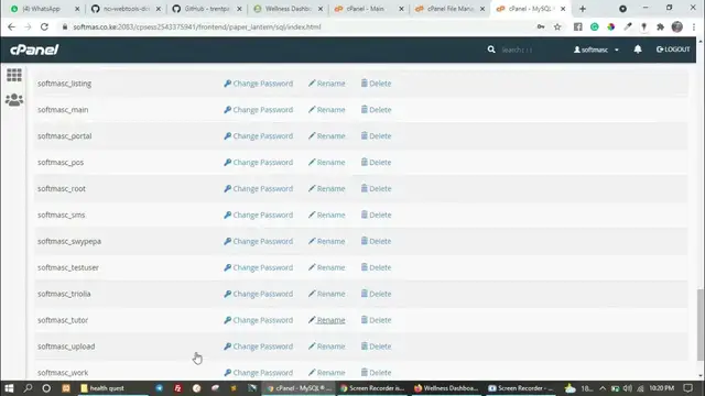 'Video thumbnail for create database in cpanel using phpmyadmin'