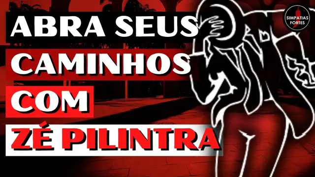 'Video thumbnail for SIMPATIA / TRABALHO com ZÉ PILINTRA - Abra seus CAMINHOS e deixe ele DEVOLVER tudo aos seus INIMIGOS'