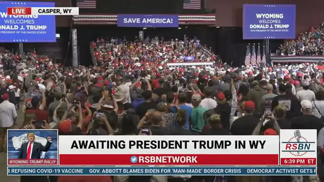 'Video thumbnail for Trump Rally - Casper, Wyoming - May 28, 2022'