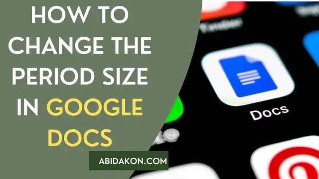'Video thumbnail for How To Change The Period Size In Google Docs In 2021 [3 Methods]'