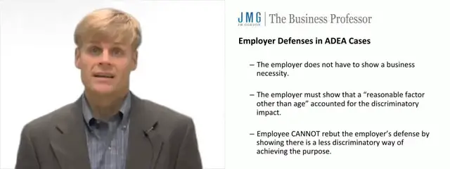 'Video thumbnail for Age Discrimination in Employment Act ADEA'