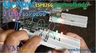 'Video thumbnail for Protocolo ESP-NOW - Controlando LEDs com 2 ESP8266'